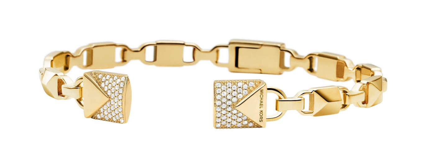 Michael Kors Bracelet Yellow Gold Toned Steel Mkc An