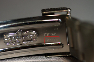 Clasp code on Rolex