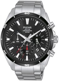 Pulsar titanium solar online watch