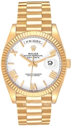 rolex oyster perpetual day date 40 in 18ct white gold price