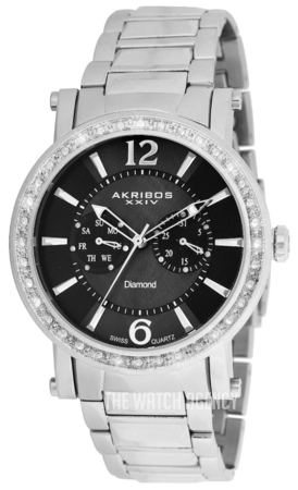 AK465SS Akribos XXIV Diamond TheWatchAgency