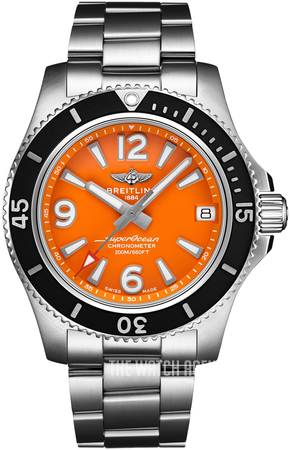 breitling superocean orange