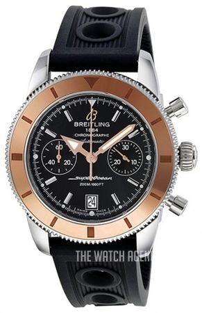 Superocean Heritage Chronograph 46 Stainless steel - Black A13312121B1S1