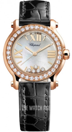 Chopard Happy Sport Medium 36mm Mother of Pearl Diamond