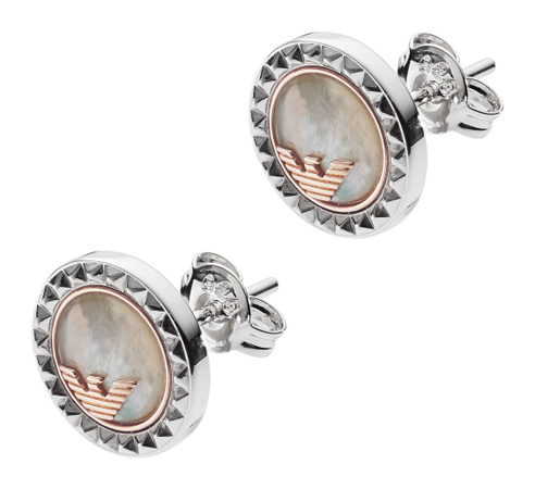 Emporio Armani Earrings Rose gold colored steel EG3352040 | TheWatchAgency™