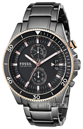 fossil 157【値引き対応可能】 Fossil Chronograph men's green Nylon band,quartz & battery