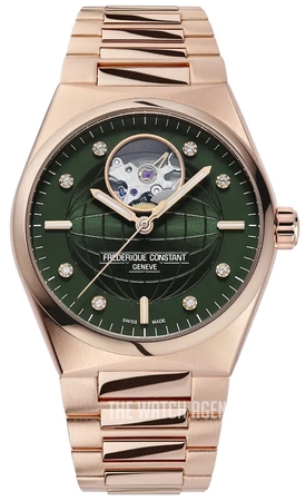 SYT様用A121frederique constant GENEVE ゴールド Near MINT] FREDERIQUE CONSTANT Geneve Chronograph 35mm Gold