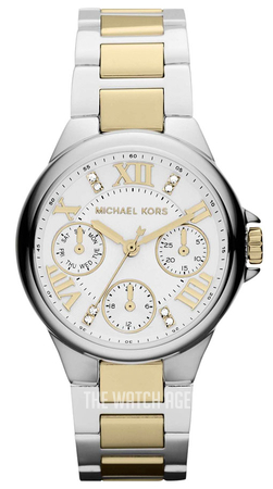 MICHAEL KORS ゴールド ホワイト 時計3こ MICHAEL KORS(マイケルコース) / クォーツ腕時計/アナログ
