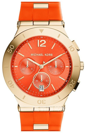 michael kors orange watch