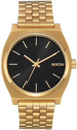 white gold nixon watch