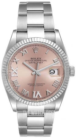 rolex datejust 36 pink face