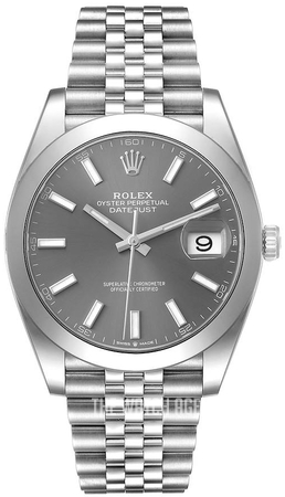 datejust 41 grey