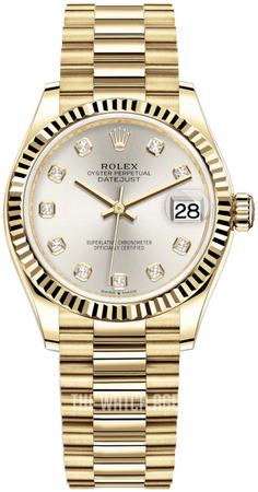 Rolex Datejust 31, 18k Yellow Gold, Ref# 278278-0030 – Affordable