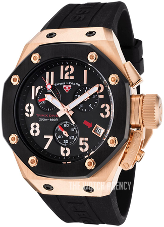 Swiss legend outlet rose gold watch