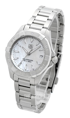 Aquaracer Lady White Steel O32 mm ref. WAY1312.BA0915