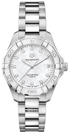 Aquaracer Lady White Steel 32 mm ref. WBD1314.BA0740