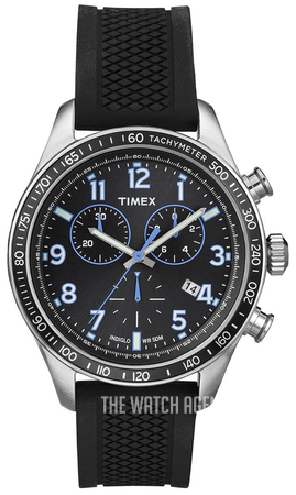 Timex ameritus stainless 2025 steel chronograph