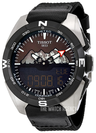 T Touch Expert Solar Jungfraubahn Black Leather 45 mm ref. T091.420.46.051.10