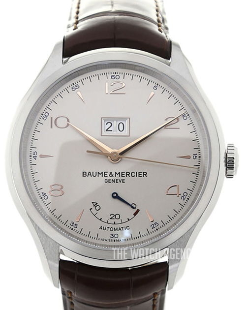 Clifton Silver colored Leather 43 mm ref. M0A10205