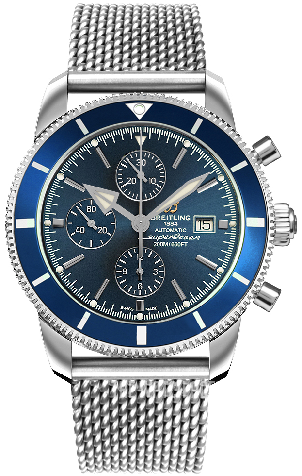 Breitling superocean heritage 46 blue best sale