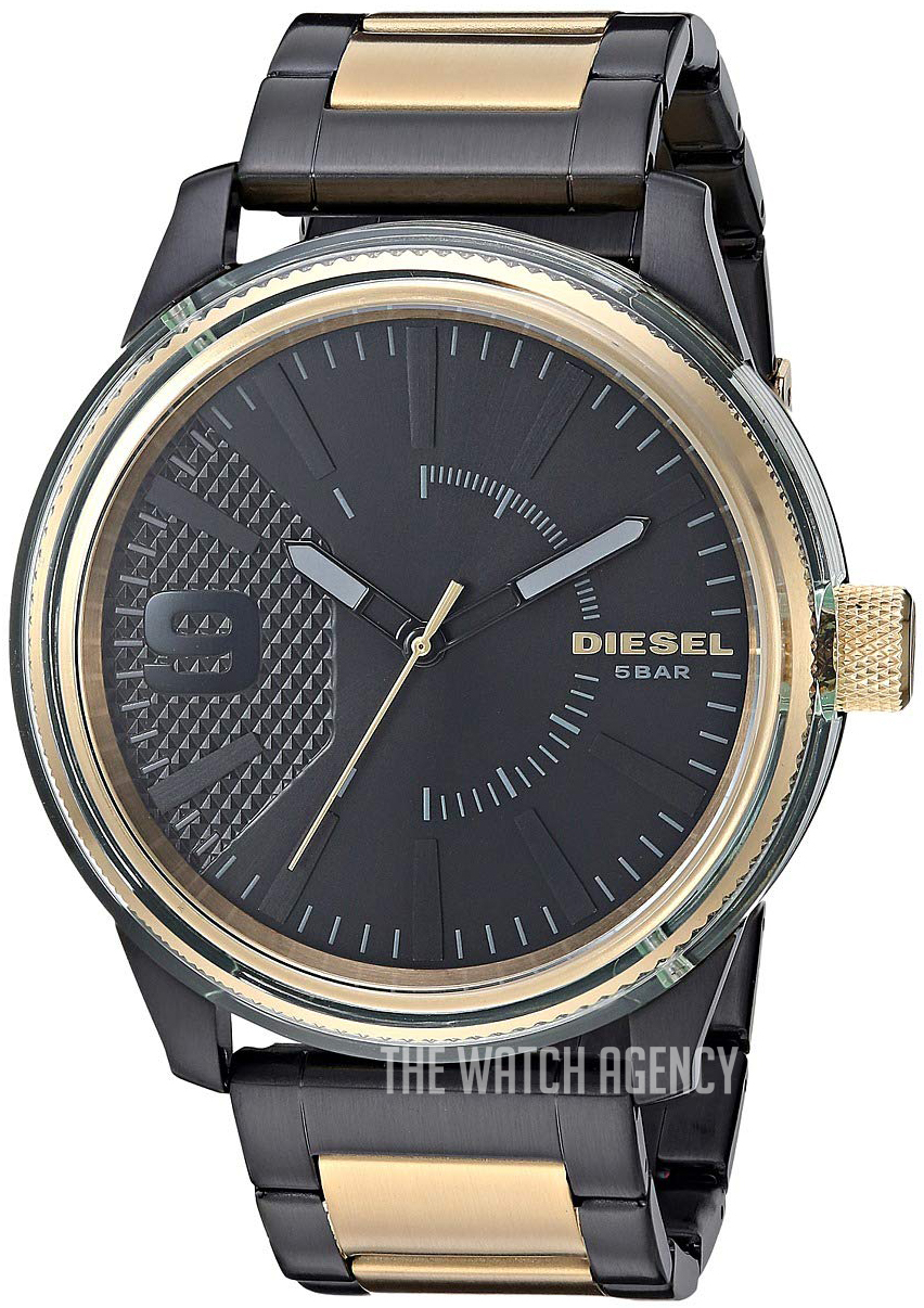 Diesel rasp watch black best sale