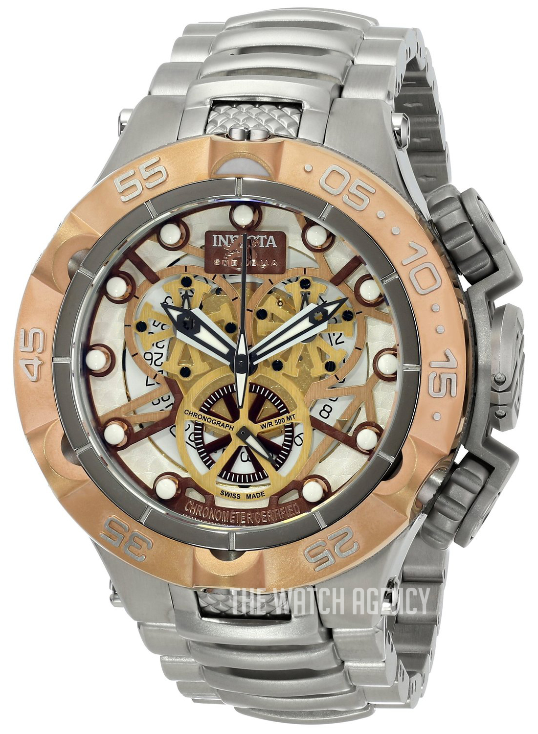 Invicta 2025 subaqua skeleton