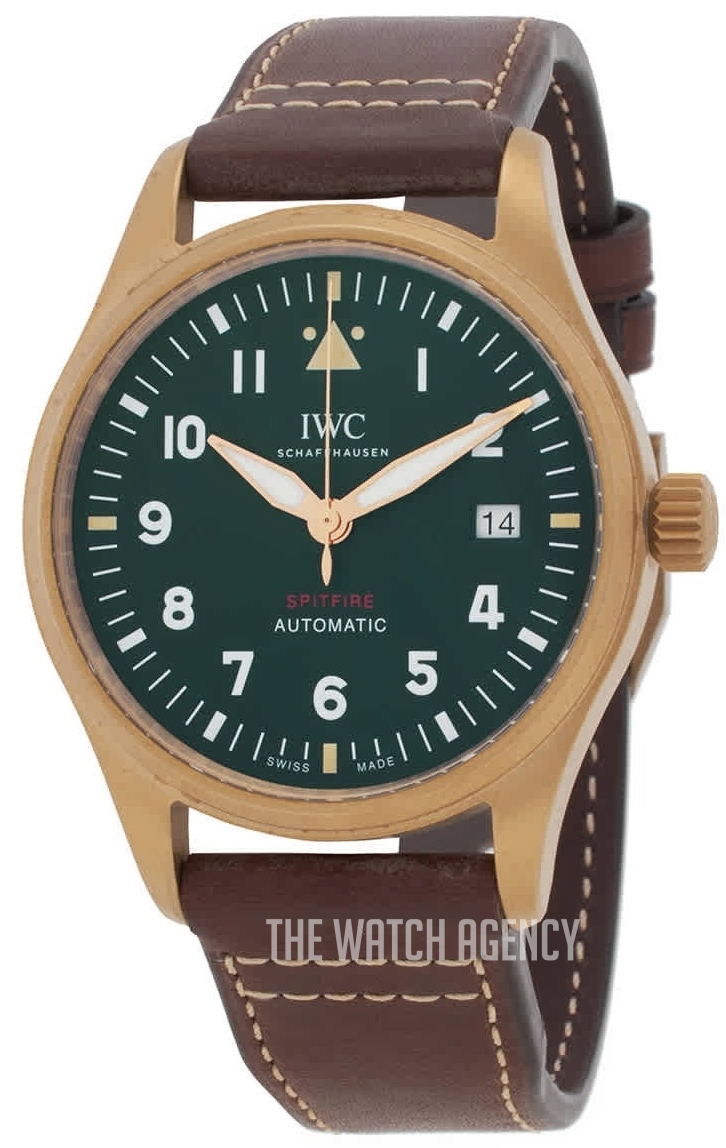 Pilots Green Leather O39 mm ref. IW326806