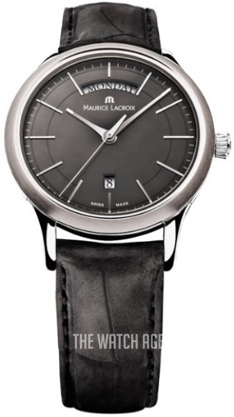 Les Classiques Black Leather 38 mm ref. LC1007 SS001 330