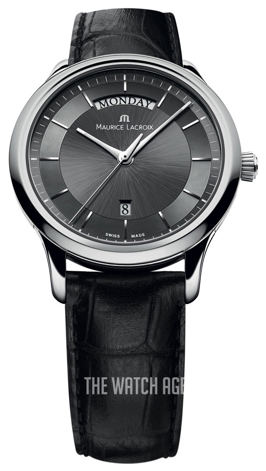 Les Classiques Black Leather 38 mm ref. LC1227 SS001 330 1