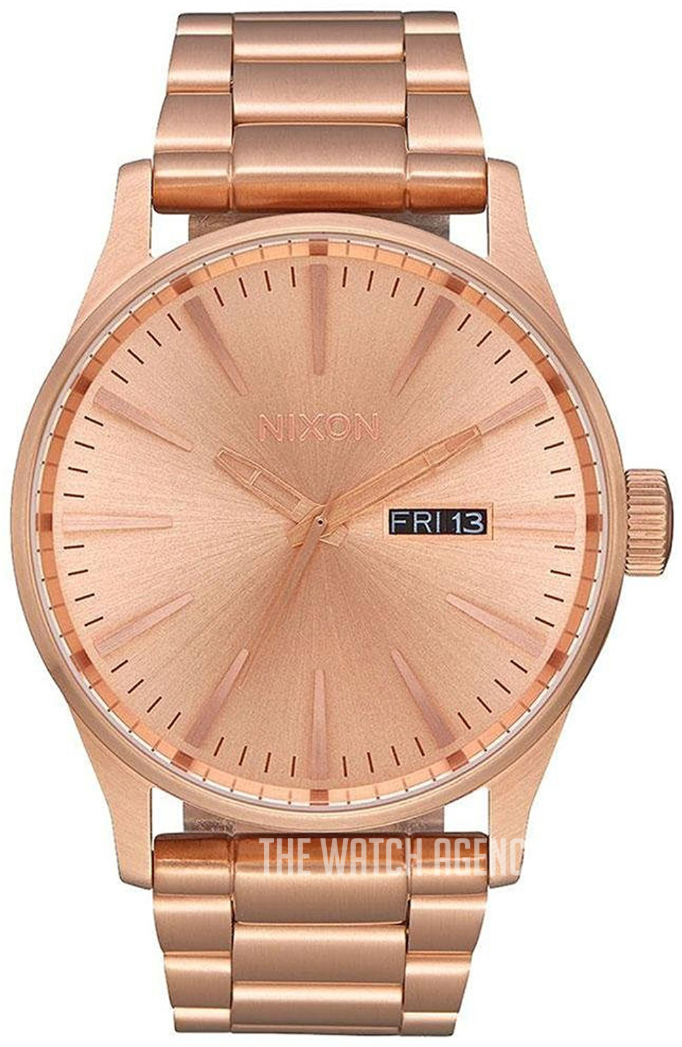 Nixon sentry rose gold hotsell