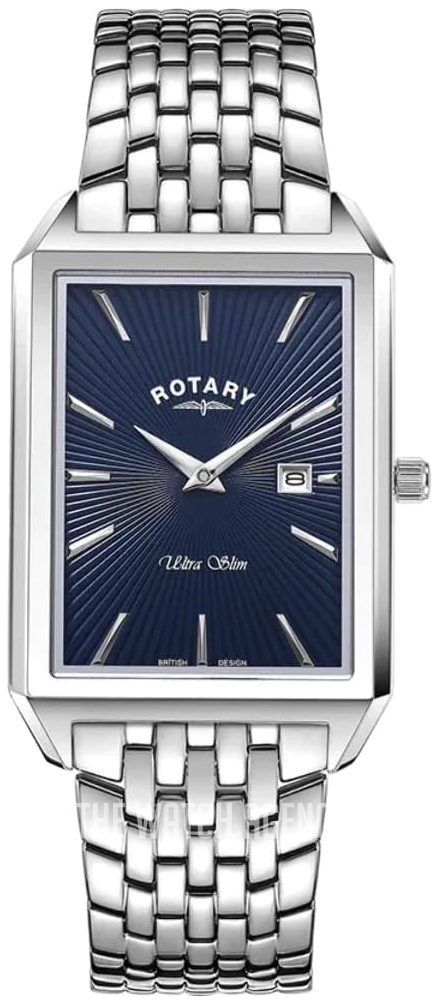Rotary Orologio Uomo GB08013/01 Ultra Slim | 38mm, 5ATM, Data E Mese | Design Classico E Raffinato